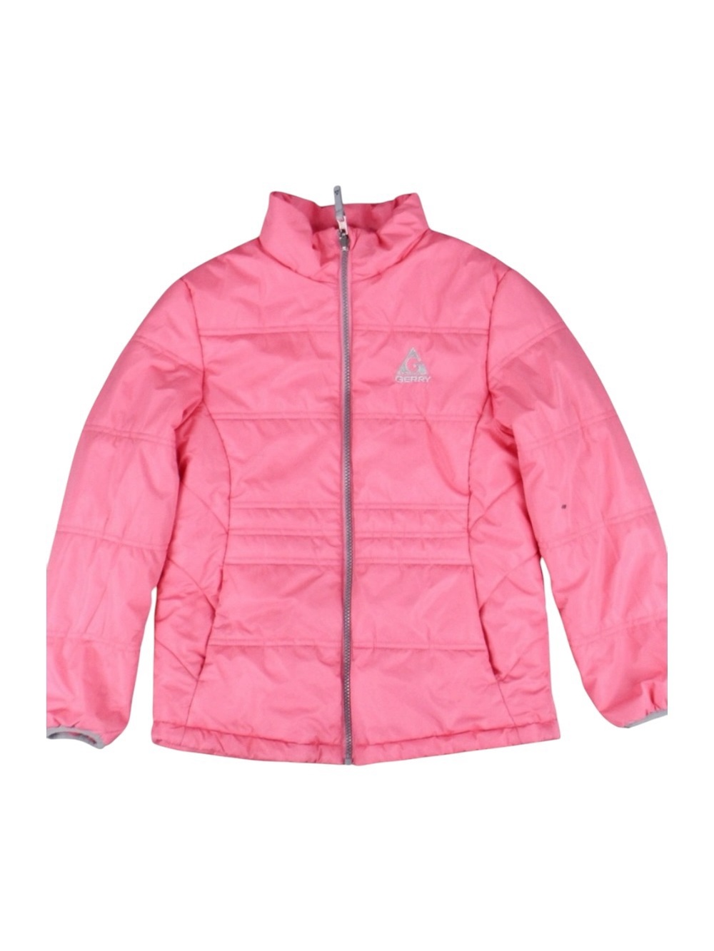 Gerry Girls Puffer Jacket Pink‎ Size M 10/12 Full Zip Lightweight Winter Coat